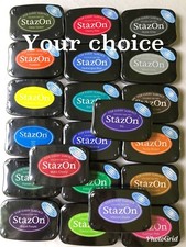 Tsukineko StazOn Solvent Based Ink Pad  - Choose Color - NEW Stamp & Ink Pad price