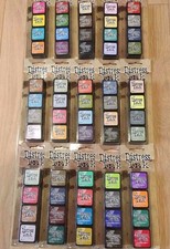NEW Ranger Tim Holtz Mini Distress Ink Stamp Pad Kit (4 Ink Pads) YOU CHOOSE Stamp & Ink Pad price