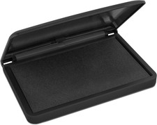 Large Black Stamp Pad - 2-3/4" by 4-1/4" - Premium Quality Felt Pad Stamp & Ink Pad price