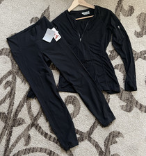 Athleta Black 2-Piece Set Bundle Zip Jacket And leggings Size Womens Small NWT Women's Tracksuit price