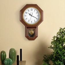 Pendulum Wall Clock with Battery Operated - Decorative Wall Clocks for Decor Wall Clock price