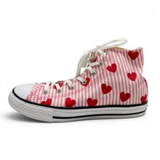 CONVERSE Chuck Taylor All Star HI RED HEART WHITE YOUTH 663993C size 5 Junior Girls' Casual Shoes price