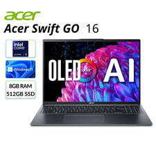 Acer Swift Go 16 Laptop 16" OLED Intel Core Ultra 5 125H 8GB RAM 512GB SSD New Notebook price