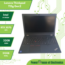 Lenovo ThinkPad T15g Gen 2 | i9-11950H | RTX 3070 | 32GB RAM | 512GB NVMe Notebook price