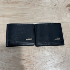 Men's Black Solid Bifold Wallet with ID Window, Credit Card Slots - 2 Pack Men's Wallet price