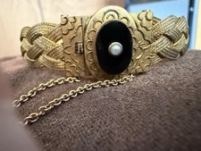 Vintage Victorian Mesh Gold Gilled Bracelet. Circa 1800’s Gold Bracelet price