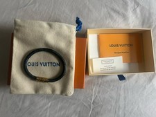 Black w/ Gold clasp Louis Vuitton Magnetic Bracelet Gold Bracelet price