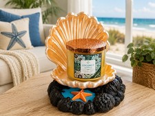 Coastal Seashell Candle Holder for Bath & Body Works 3 Wick Beach House Decor Candle Holder price