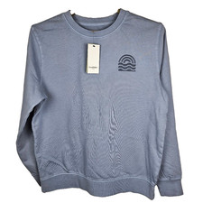 Men's NWT Goodfellow & Co. Lt. Blue Long Sleeve Pullover Sweatshirt Size Large Men's Sweatshirt price