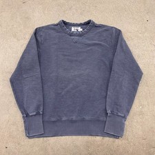 Vintage Repro Single V Faded Grunge Sweatshirt Men's Medium Blue Crewneck Men's Sweatshirt price