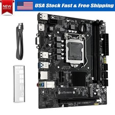 JUXIESHI LGA 1151 Motherboard H110 for Intel 9th 8th 7th 6th CPU, PCI-E 3.0 DDR4 Motherboard price