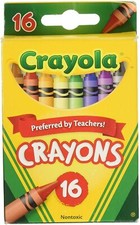 Crayola Crayons 16 Color Peggable, Non-toxic, Wax Crayons in Classic Colors Wax Crayons price