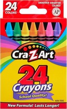 24ct Crayons Pack, Perfect Back to School Essential, Art Supplies for Colorin... Wax Crayons price