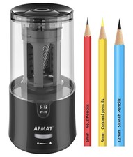 AFMAT Electric Pencil Sharpener Auto Stop Fast for No.2 & Colored Pencils Pencil Sharpener price