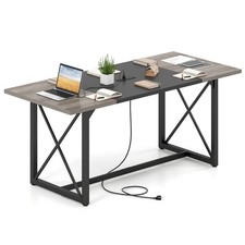 6FT Conference Table with Power Outlets, Thickened Top & Heavy-duty Metal Frame Conference Table price