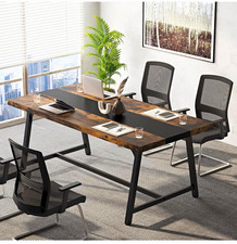 Rectangle Conference Table, Engineered Wood Top & Metal Frame, 70.87 in Conference Table price