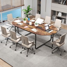 95 Inch Conference Table for 10-12 People 2 Cable Management Grommets for Office Conference Table price