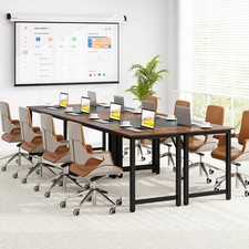 Set of 4 Conference Table 63" x 24" Meeting Table with Metal Frame Conference Table price