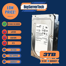 ST33000650SS Seagate 3TB 7.2K RPM 6Gbps 3.5" SAS HDD Hard Drive (ST33000650SS) Hard Drives price