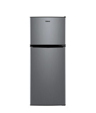 Galanz 4.6. Cu ft Two Door Mini Refrigerator with Freezer, Stainless Steel, New Refrigerators price