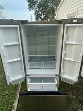 Hamilton Beach Stainless Steel 3-Door French Door Fridge Bottom Freezer Drawer Refrigerators price