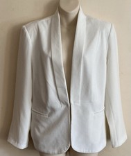 SIZE 14      White Lightweight Smart Summer Jacket Women's Jacket price
