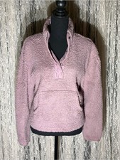 Wallflower Plush Teddy Pullover Jacket - Mauve Pink Women's Jacket price