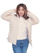 CLEARANCE ~ Puffer Jacket Alternative Down Quilted Lightweight with Stand Collar Women's Jacket price