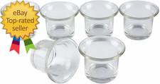 Clear Chunky Glass Lip Votive Candle Holders Tealight Votive Cups for Wedding Candle Holder price