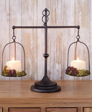 Farmhouse Scale Candle Holder Decorative CENTERPIECE Metal Home Table Decor Candle Holder price