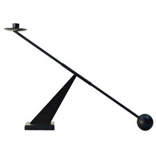 Remenna Black Metal Modern Candle Holder Candlestick Holders Decorative Candl... Candle Holder price