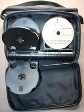 Black Carry Clik Case Holds 24 DVD's or CD's Padded for Player & Accessories CD / DVD Accessories price