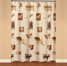 Saturday Knight Ltd Natures Trail Shower Curtain - 70X72" Cabin Lodge Decor Shower Cabin price
