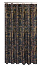 Cabin Pine Lodge Wildlife Shower Curtain Shower Cabin price