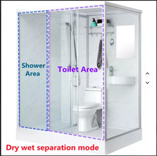 Luxury Prefab Toilet  Shower Cubicle Bathroom  (4'x6'x7') Shower Cabin price
