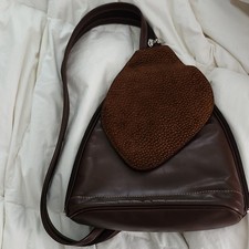 Women’s Brown Backpack Zip & Magnetic Closure Silver Hardware Pockets Women's Backpack price