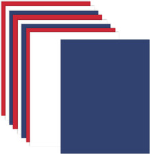 30 Sheets Patriotic Cardstock,8.5x11 Inch 3 Colors 250GSM Thick Red White Blue C Colored Cardstock & Cardboard price