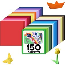 12" X 12" Colored Cardstock Bulk 150 Assorted Sheets in 30 Colors Constructio... Colored Cardstock & Cardboard price