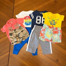 Lot of 4 Baby Outfits, Various Brands Size 3-6 Months Baby Bodysuit price