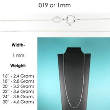 925 Sterling Silver BOX Chain Necklace All Sizes Stamped .925 Italy Silver Necklace price
