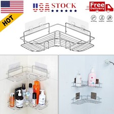 Shower Caddy Shelf Bathroom Corner Bath Storage Holder Organizer Triangular Rack Bathroom Shelf price