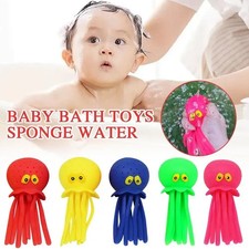 Baby Bath Toy Octopus Sponge Water Absorbing Squeeze Kids Stress Relief Baby Bath Sponge price