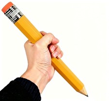 NICE PURCHASE Big Pencils For Kid Giant Wooden Jumbo Pencil So Cool Orange-yello Wooden Pencil price