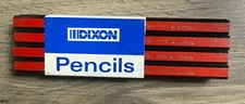 Lot of 12 Vintage Dixon's RED and BLACK Carpenter 997-M Wooden Pencil  NEW USA Wooden Pencil price