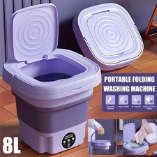 8L Mini Portable Washing Machine Folding Sterilization Drying Laundry Machine US Washing Machines price