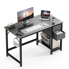 Home Office Computer Desk with 2 Storage Drawers, Hooks, PC Stand - 40"/47" Size Office Computer Desk price