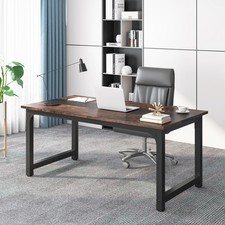 63 Inch Modern Executive Desk, Large Office Computer Desk with Thicken Frame Office Computer Desk price