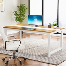 63 Inch Modern Executive Desk, Large Office Computer Desk with Thicken Frame Office Computer Desk price