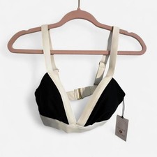 Shade & Shore Black and White Bikini Top Bikini price