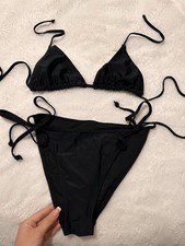 🖤 Classic Black Triangle Bikini Set Brand New | Never Worn | Bikini price